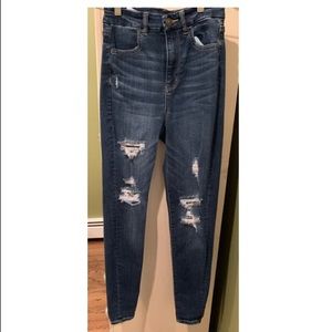 American eagle high waisted skinny jeans